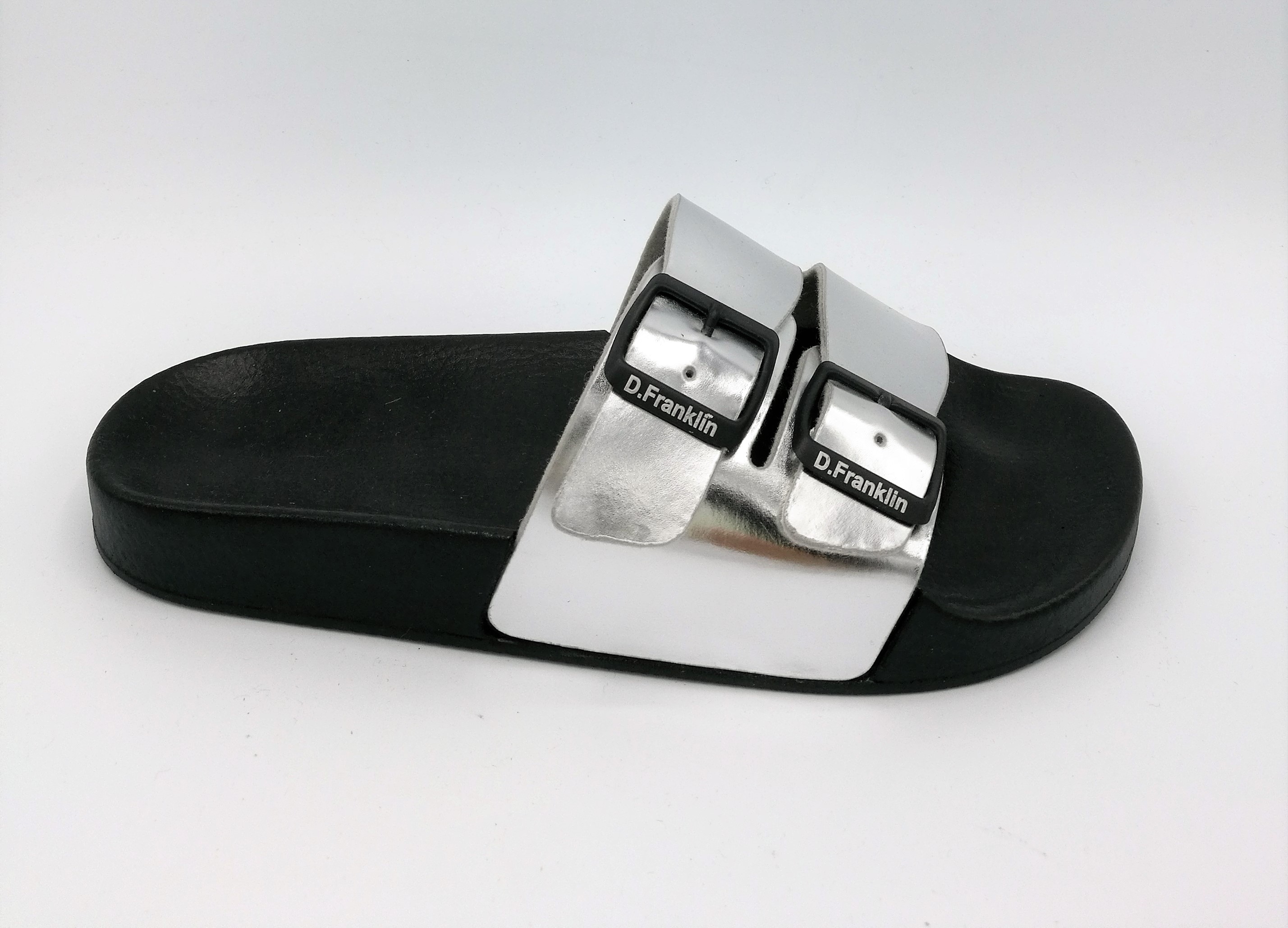 Sandalias y chanclas Calzado de mujer Moda Franklin ivk 17509 ciabatta in  gomma nera/ rosa con spugna Dr
