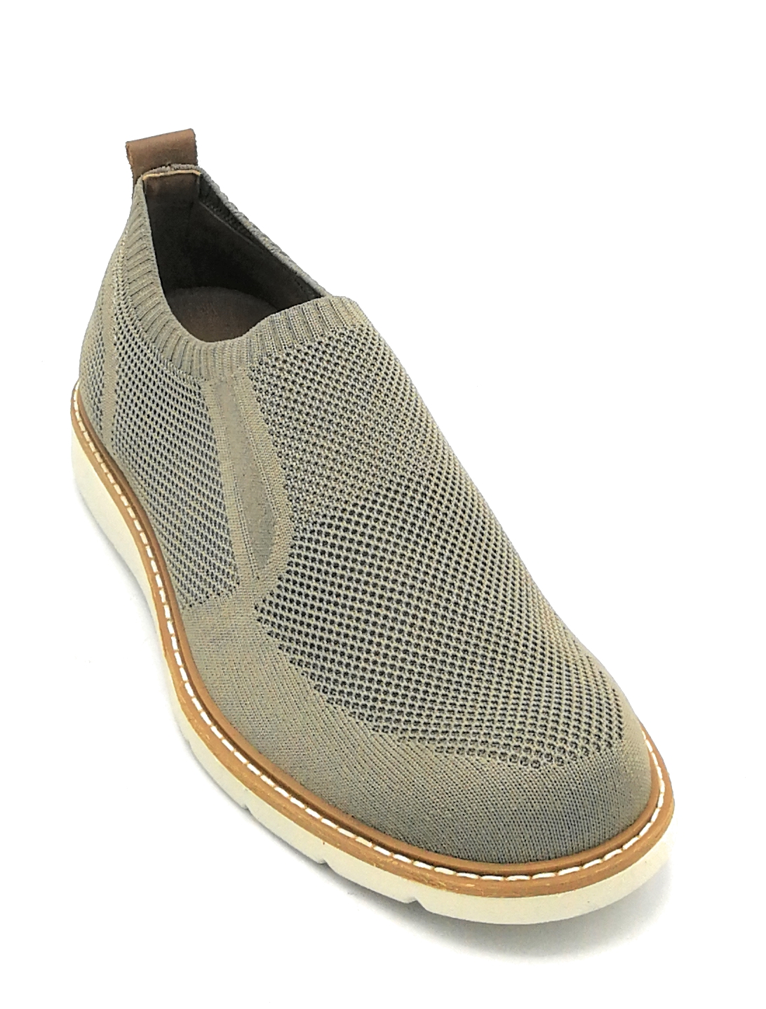 igi e Co 1604033 mocassino tessuto elastico flyknit beige D
